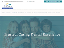 Tablet Screenshot of leesburgfamilydental.com